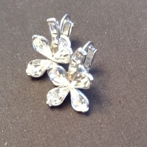 Pair of Crown Trafari Petal Earring